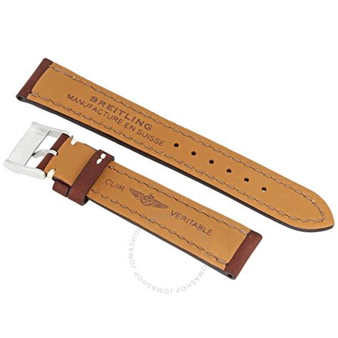 breitling brown leather band watch|genuine breitling leather watch strap.